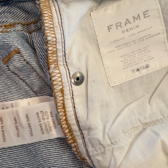 Frame Denim L'Homme Jeans, Size 32 - Picture 5 of 8
